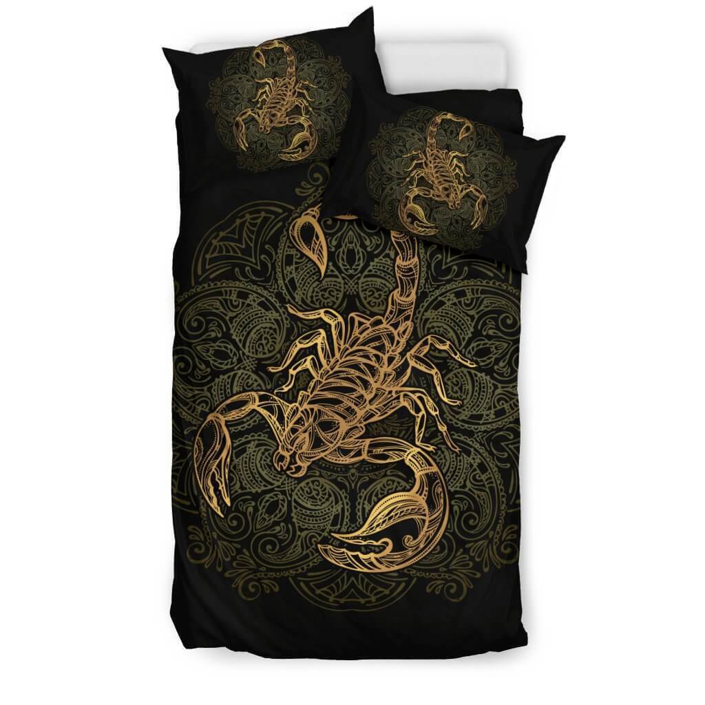 Scorpio Zodiac Bedding Duvet Cover King, Queen, Twin, Single - Scorpion Gift Najtańsza najniższa cena