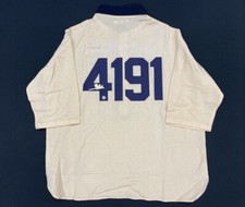 Ty Cobb (deceased 1962) Signed Detroit Tigers Vintage Wool Model Jersey