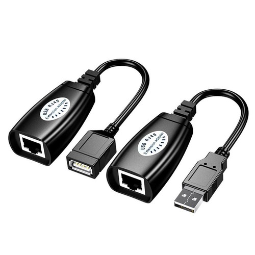HW-RJ11 Câble d'extension USB vers RJ45 Connecteur Ethernet Ligne 50m Amplificateur de signal - Photo 4/8