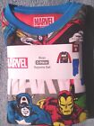 Marvel  Boys 2 PC Flannel Pajama Set - Light Blue - Size 8