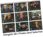 Einzelne Non-Sport Trading Cards Stargate auf Englisch