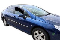 Windabweiser Regenabweiser Heko FüR Peugeot 407 2004-2011 4/5-TüRer 2-Tlg
