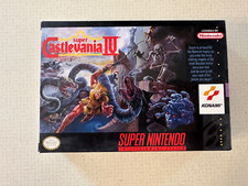 Super Castlevania IV Konami SNES CIB w/Manual/Poster Excellent Tested Working!!