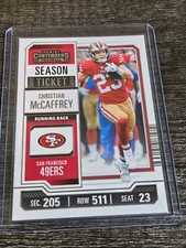 2023 Panini Contenders - Season Ticket #87 Christian McCaffrey