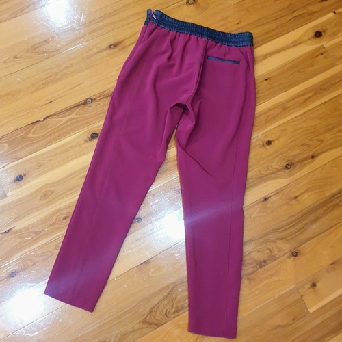Women's size S 'STORIES BY KELLY OSBOURNE' Gorgeous burgundy ankle dress pants - Picture 3 of 5
