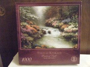CHARLES-KINKADE-1000-PIECE-JIGSAW-PUZZLE-034-BESIDE-STILL-WATERS-034-NEW-IN-SEALED-BOX