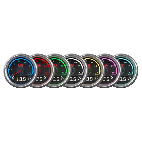 3 Gauge Pillar Pod for Ranger & BT-50 2011-15 SAAS Boost Exhaust Volt Oil Water - Picture 6 of 12