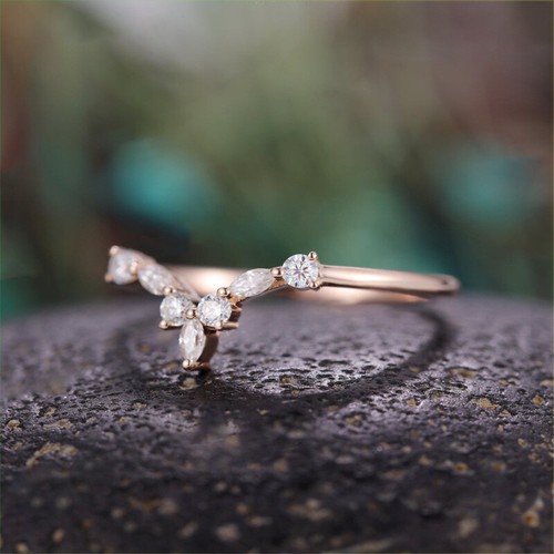 Women 925 Silver Plated,Gold Plated Ring Charm Cubic Zirconia Jewelry Size 6-10 - Picture 16 of 17
