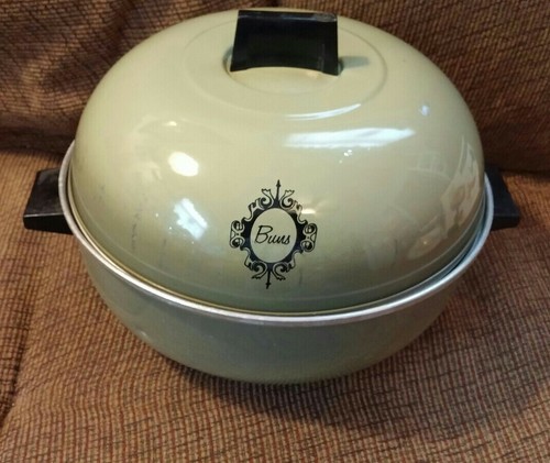 Vtg WestBend Avocado Green Aluminum Serving Oven / 3 Piece - Imagen 5 de 5
