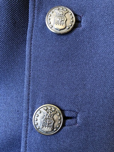 Vintage Patriot by Weintraub Brothers Navy Military Blazer American Craftsman XL - Bild 5 von 12