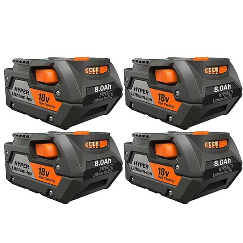 6PACK For Ridgid R840087 8.0Ah Lithium Battery 18V 18Volt R840085 Power Tools - Picture 20 of 22