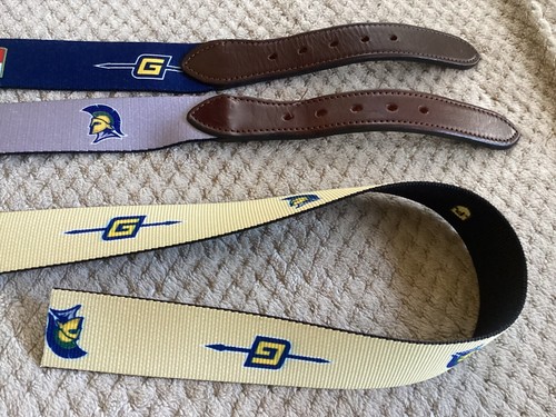 UNC Greensboro Spartans 3 Belts Lot Size 32 - Picture 4 of 7