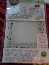 Sizzix Impresslits Birthday Smiles Dies & Embossing Folder