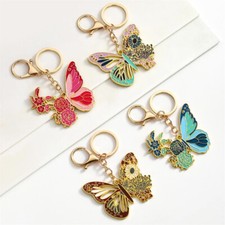 Butterfly Pendant Bag Hanging Decoration Creative Simulated Butterfly Keychain