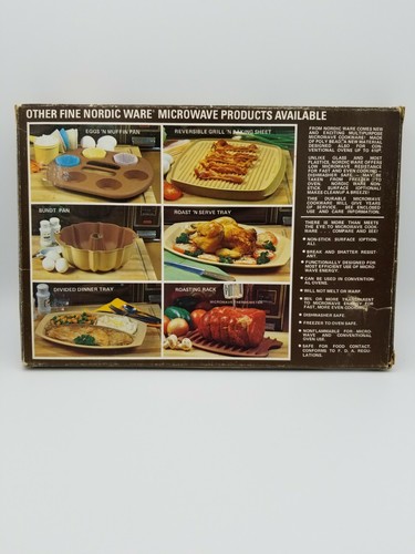 Nordic Ware Microwave Brown Roasting Meat Rack & Vintage Box Thermometer Prop - Picture 8 of 12