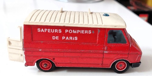 SOLIDO, CITROEN C35, WÓZ STRAŻACKI VAN-SAPEURS POMPIERS DE PARIS 1980, 1:50 - Zdjęcie 3 z 7