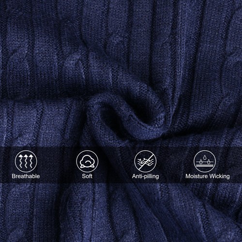 Mens Turtleneck Sweater Long Sleeve Soft Warm Pullover Bottoming Casual Shirt US - Picture 38 of 40