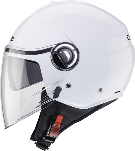 Caberg Riviera V4 White Jet Helmet Size L - Picture 3 of 4