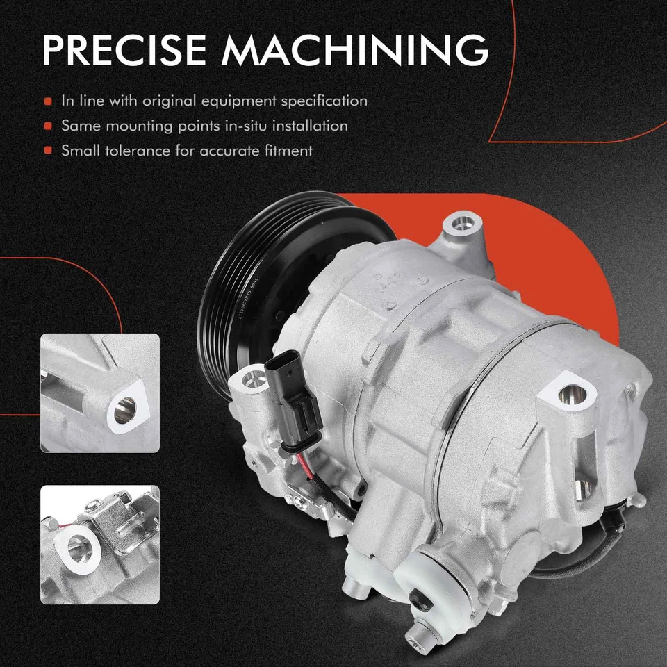 AC Compressor for Mercedes-Benz W156 GLA250 2015-2020 W177 CLA250 2014-2019 2.0L - Image 3 of 4