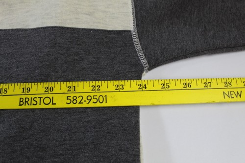 Vintage 90's Bugle Boy Men's XXL Fleece Pullover Pockets 1/4 Zip Gray Beige EUC - Picture 6 of 10