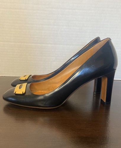 Bally Of Switzerland Black Patent Leather Pumps Size 38 - Picture 8 of 14