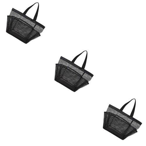 3 Pack De Plage Sacs populaire En Filet Maille Salle Bain Enfant Hommes Femmes