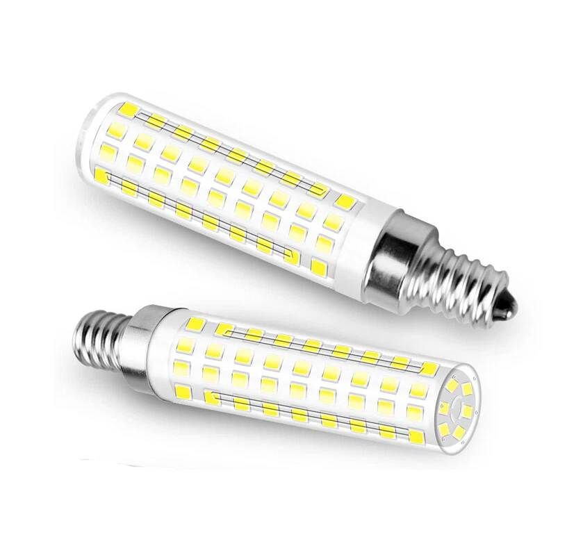 E12 Candelabra LED Bulb Dimmable 10W 120V 1100LM 96-2835 Ceramics Light T2896F60 - Image 2 of 4