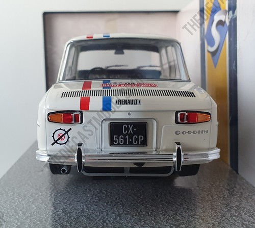 SOLIDO 1:18 Scale Diecast RENAULT 8 GORDINI Monte Carlo Rally 2014 model car - Picture 7 of 8
