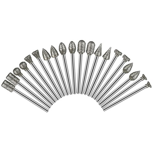 Rotary Tool Bit Set 20PCS with Various Shapes for Diverse Applications - Picture 22 of 24