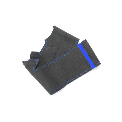 Suede Blue-Line Steering Wheel Cover For Mercedes CLK Class W208 C208 1999-2003 - Picture 2 of 7
