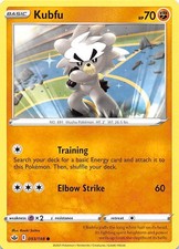 Kubfu 093/198 SWSH06 Chilling Reign Pokemon 007338