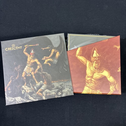 Crescent - Carving  The Fires Of Akhet 2021 Box Set New Death Metal - Picture 4 of 9