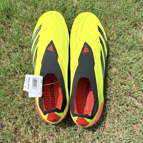 Men's Adidas Predator 24 Elite Laceless SG Energy Citrus Pack IE0046 Size 10.5 - Picture 2 of 6