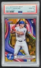 2024 Bowman's Best Wyatt Langford Gold Lava Refractor /50 RC PSA 10 Rangers RD2