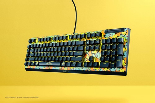 POKÉMON Razer BlackWidow V4 Keyboard & Cobra Mouse/pad & Kraken V4 X Headphones - Zdjęcie 9 z 17