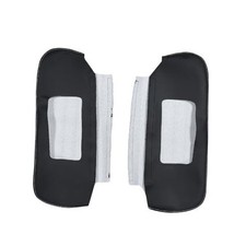 Car Sun Visor Cover, Left and Right Side Sun Visor Skin Pair Black Fits for