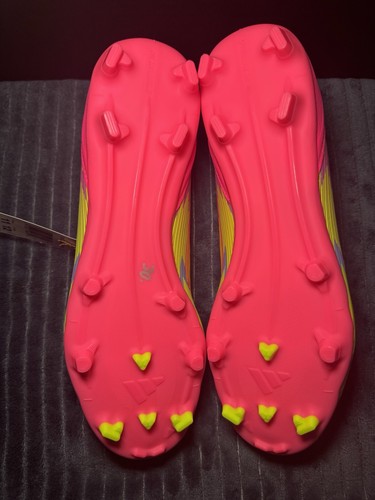 Adidas F50 League FG/MG Soccer Cleats Pink IE1291 Mens Size 11 - Picture 5 of 6