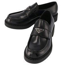 Prada Chocolate Brushed Loafers Black 2DE127 055 F0002 1000001079 29977514