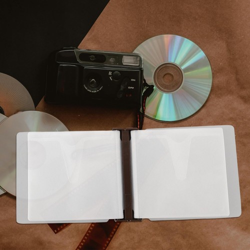 CD/DVD Storage Organizer: Capacity Protective Plastic Case for Discs - Afbeelding 12 van 12