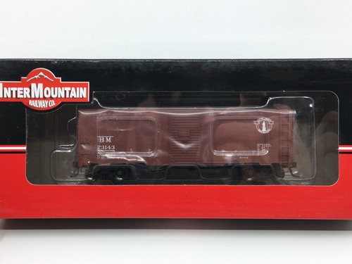 HO Intermountain Boston & Maine 40’ 1937 AAR Boxcar B&M #73143 ruedas de metal | Zustand: Used