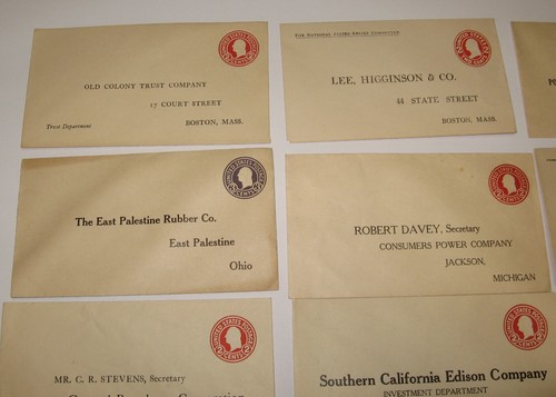 11 Geschäftsumschläge frankiert 2/3ct 1924-35' Los Angeles, Boston, Ohio, San Fran - Bild 3 von 8
