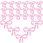  Getränkemarker mit Schleife, 25 Stück: Getränkeanhänger aus Acryl mit Schleife,