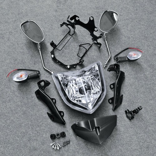 Headlight Headlamp Lamp Black Motorcycle Front Fits for YAMAHA FZ1N  2006-09 - Picture 1 of 3