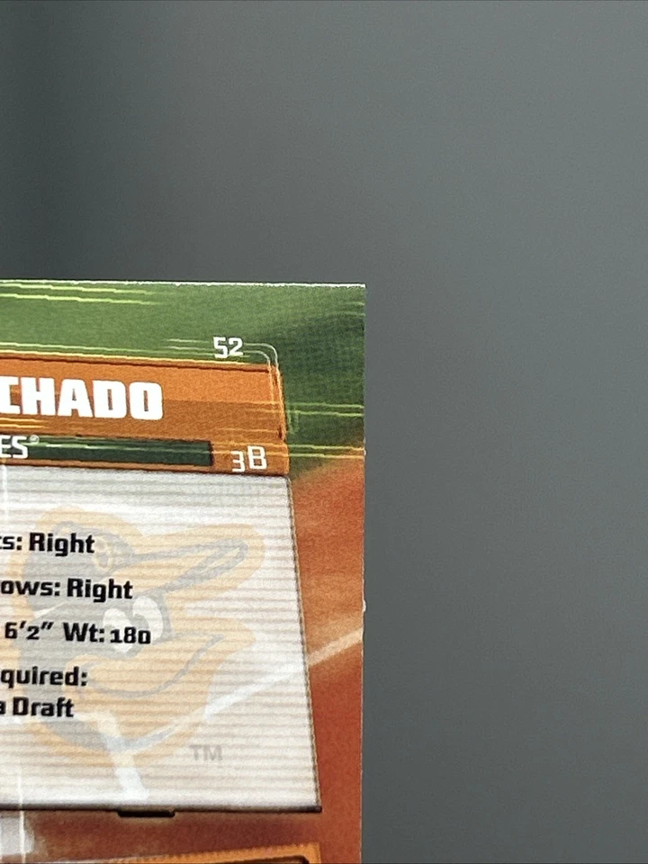 2014 Manny Machado Stadium Club Gold Foil - Baltimore Orioles z1026 - Image 4 of 4