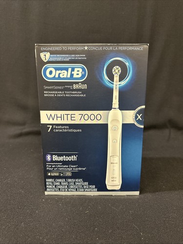 Oral-B White 7000 Electric Rechargeable Toothbrush Brand New Never Opened Box