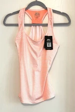 Slazenger Women's Sleeveless Tennis Shirt, Orange, Size Small