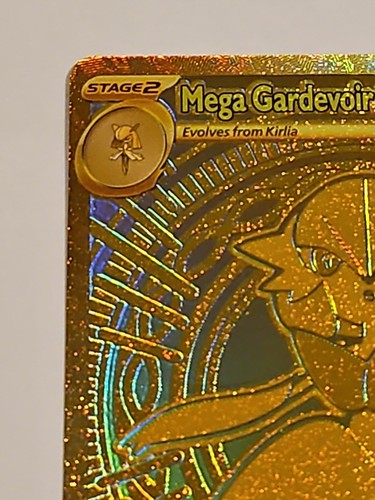 Pokemon Mega Gardevoir ex 187/132 Me01: Mega Evolution Holo Gold NM Pack Fresh - Picture 3 of 11