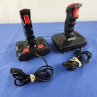 VINTAGE NINTENDO NES QUICK SHOT JOYSTICK CONTROLLER BLACK (LOT OF 2)