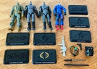 Gi Joe 25th POC ROC 3.75" Figure Parts Accessories Stand & Custom Fodder Lot