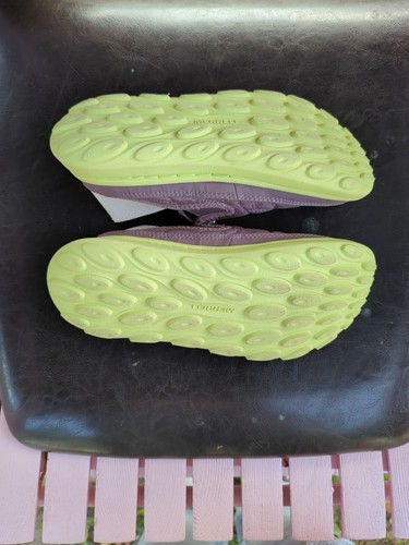 Women's Size 6 Lavender And Lime Green Merrell Shoes J006656 - Picture 4 of 9